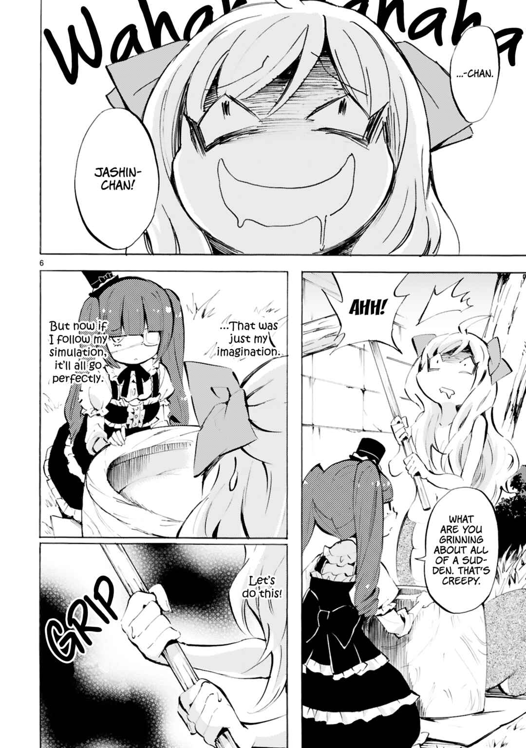 Page 6 Chapter 105 Jashin-chan Dropkick