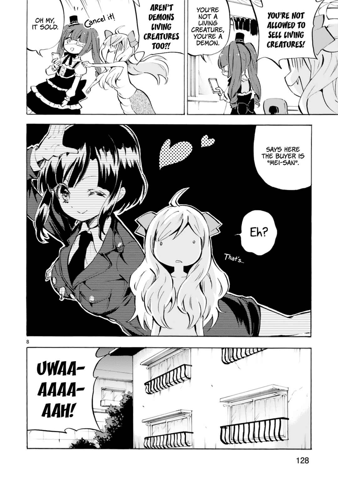 Page 8 Chapter 107 Jashin-chan Dropkick