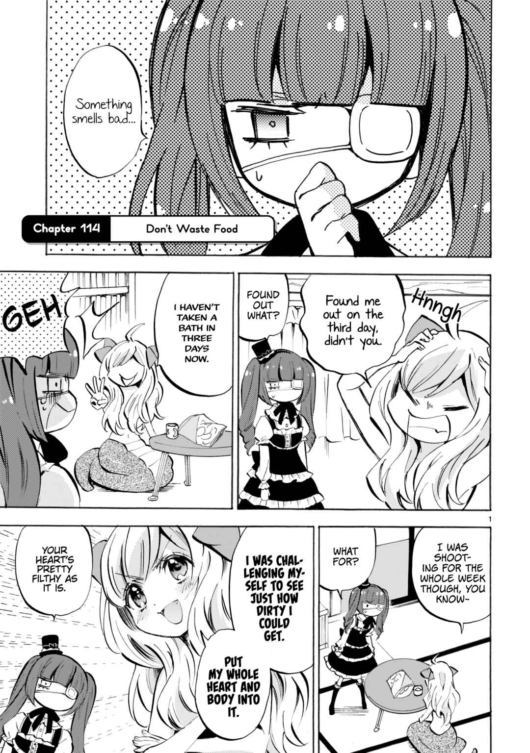 Page 1 Chapter 114 Jashin-chan Dropkick