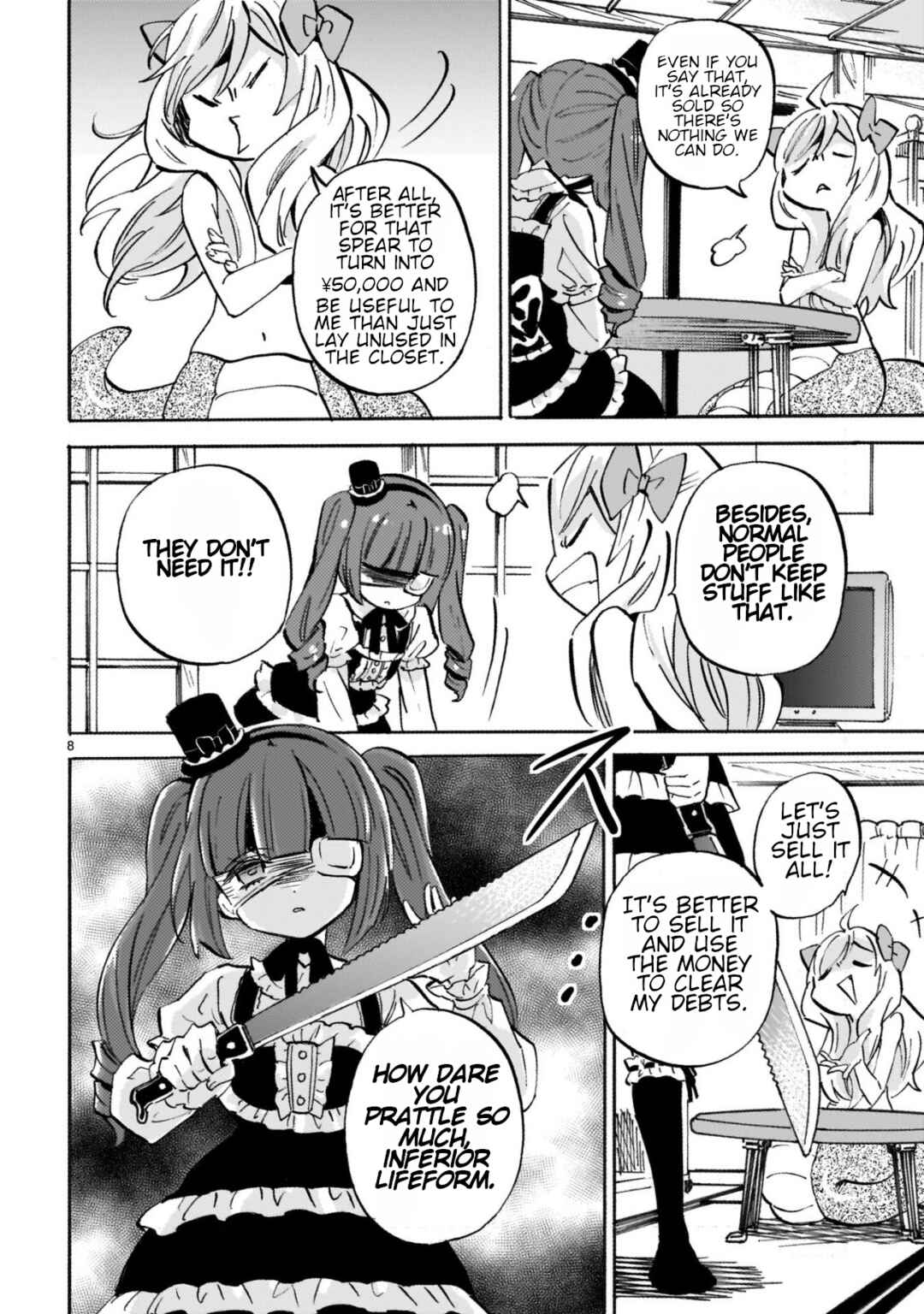 Page 8 Chapter 268 Jashin-chan Dropkick