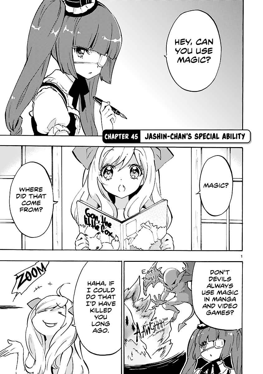 Page 1 Chapter 45 Jashin-chan Dropkick