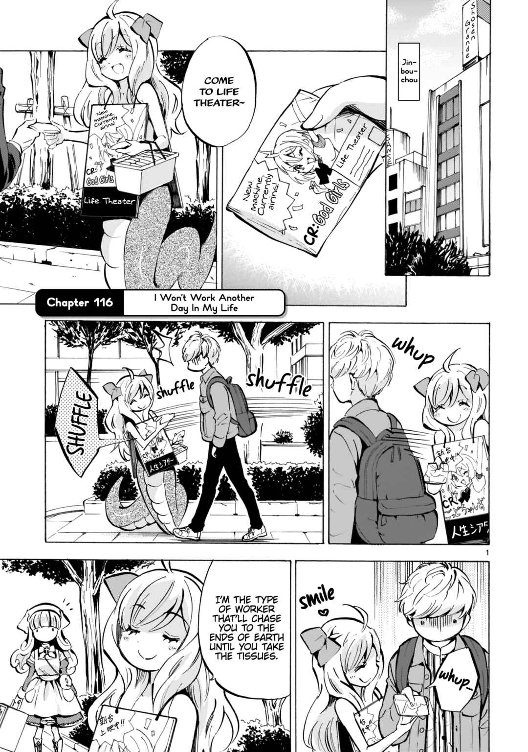 Page 1 Chapter 116 Jashin-chan Dropkick