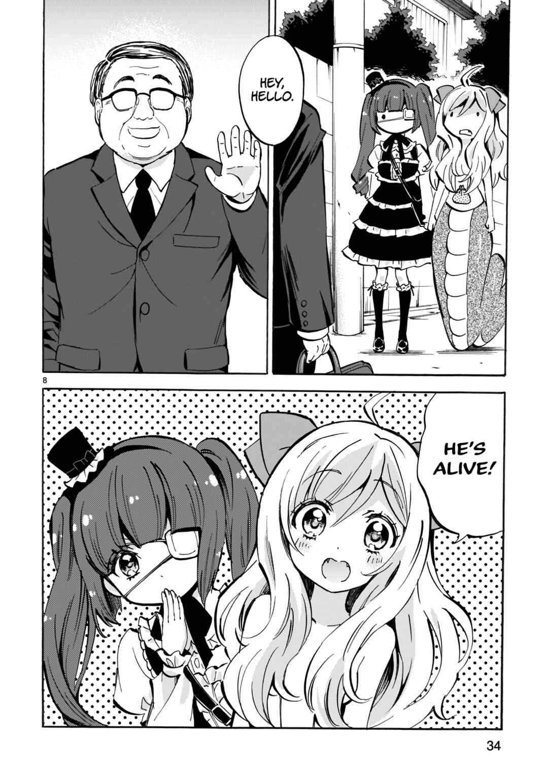 Page 8 Chapter 123 Jashin-chan Dropkick