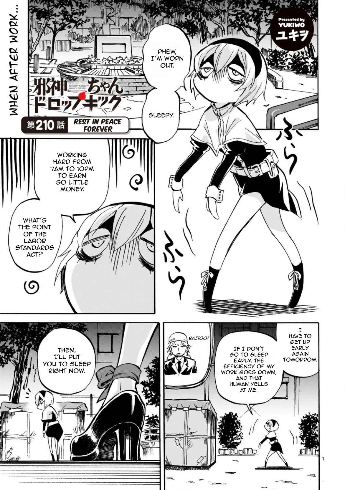 Page 1 Chapter 215 Jashin-chan Dropkick
