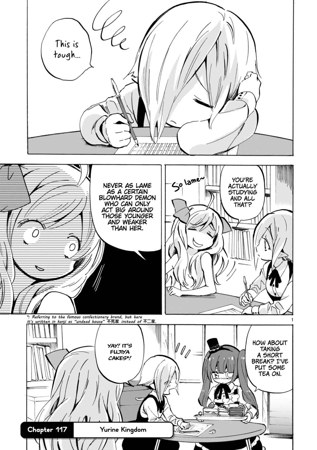 Page 1 Chapter 117 Jashin-chan Dropkick