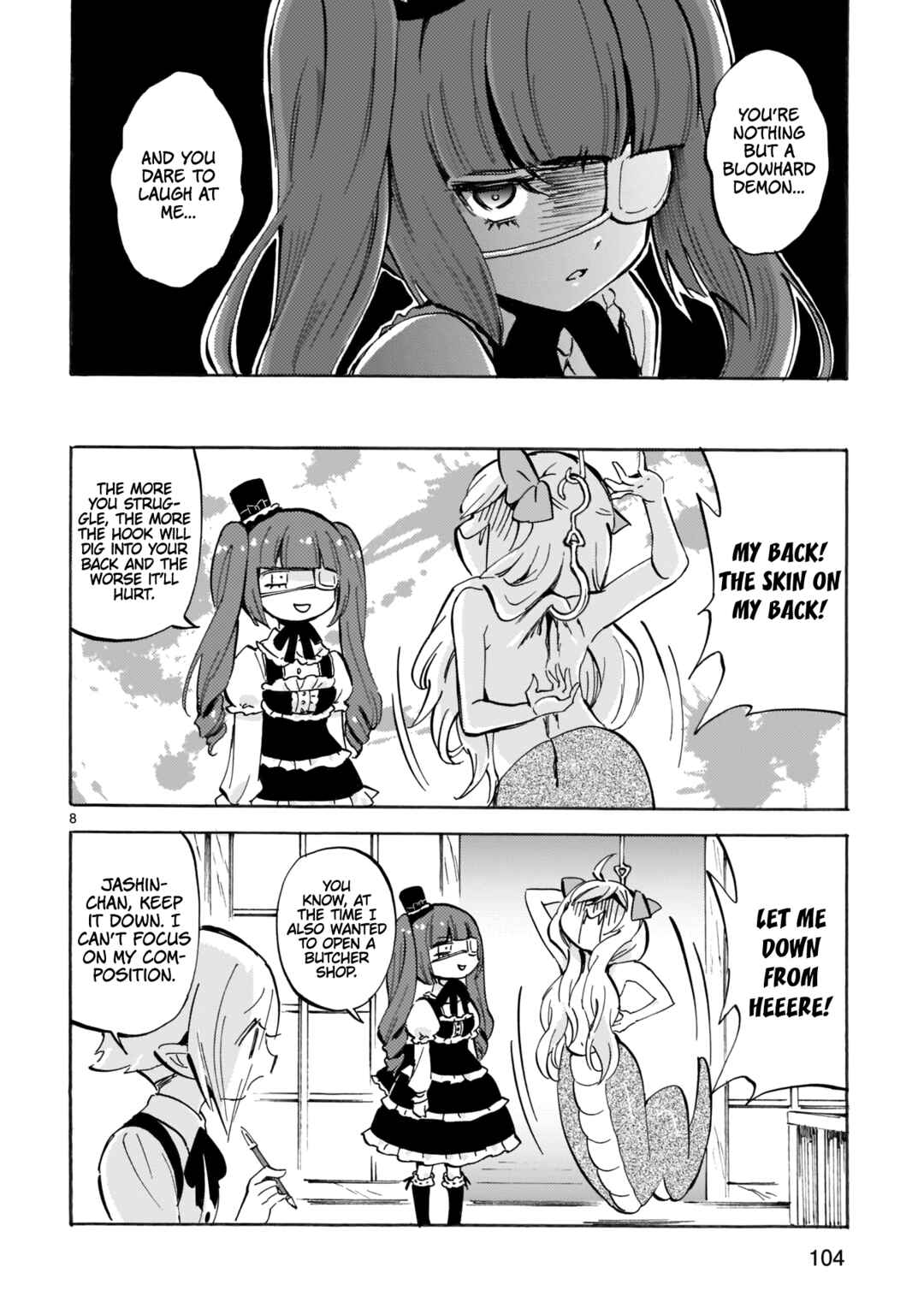 Page 8 Chapter 117 Jashin-chan Dropkick