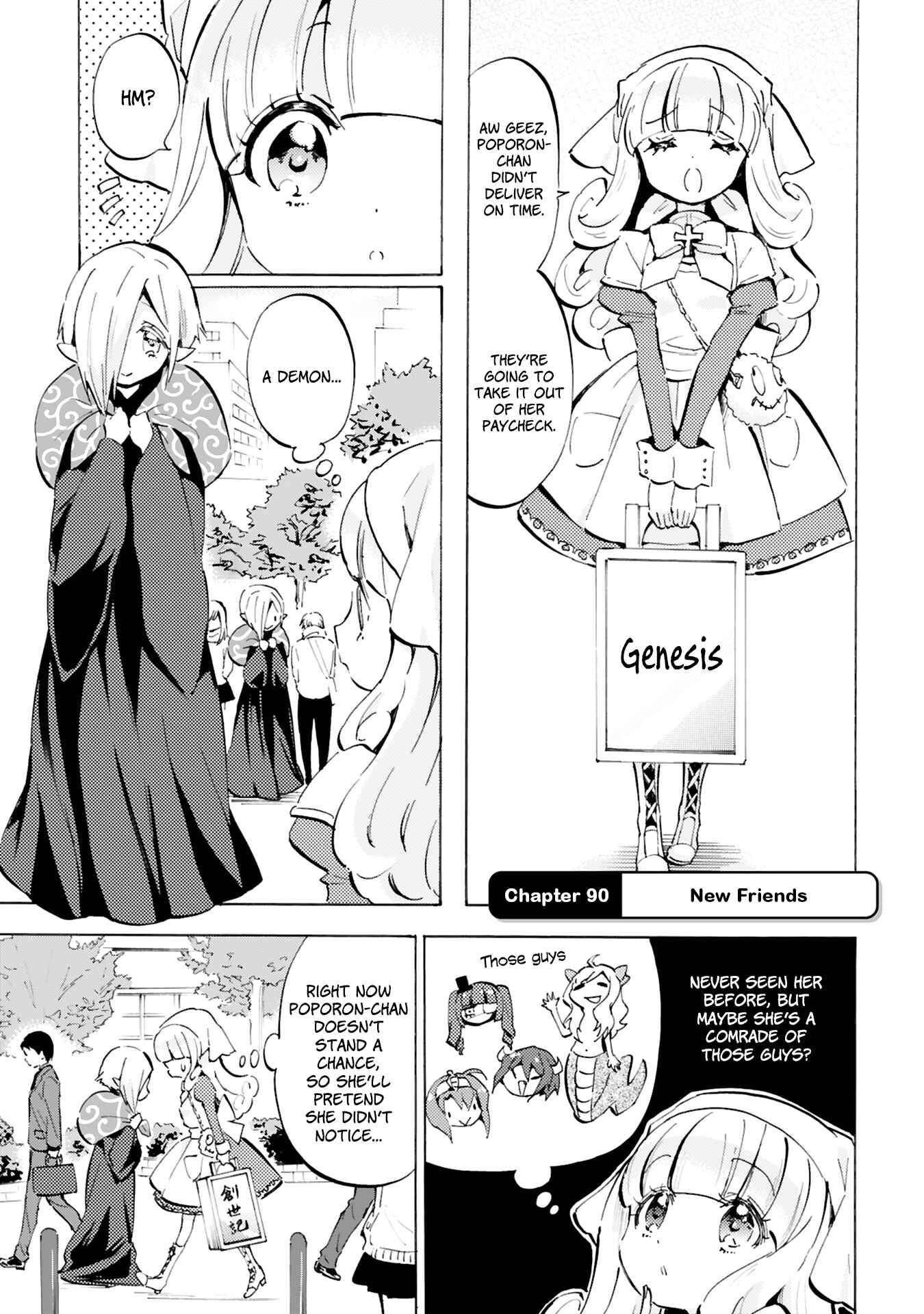 Page 1 Chapter 90 Jashin-chan Dropkick