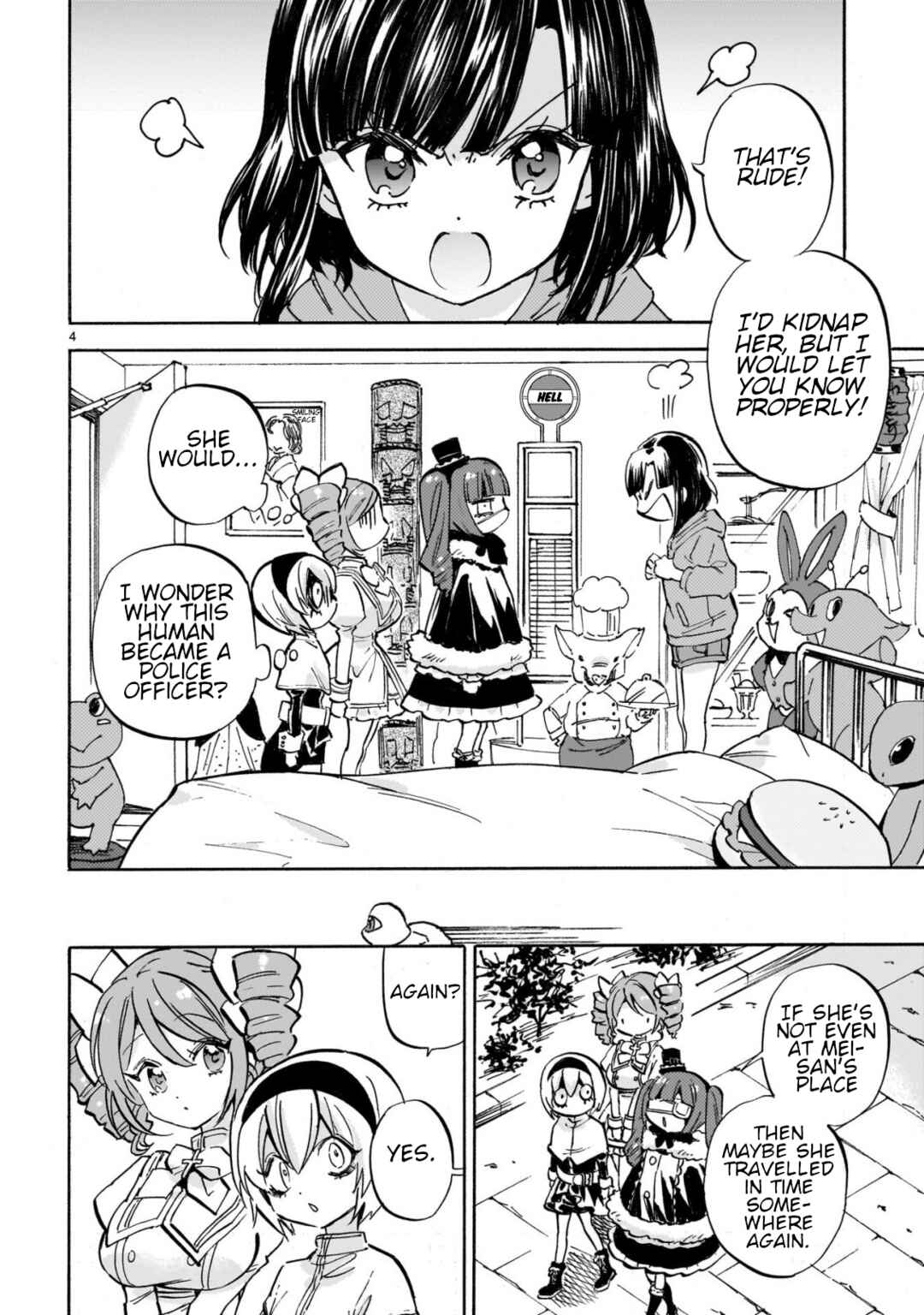 Page 4 Chapter 272 Jashin-chan Dropkick