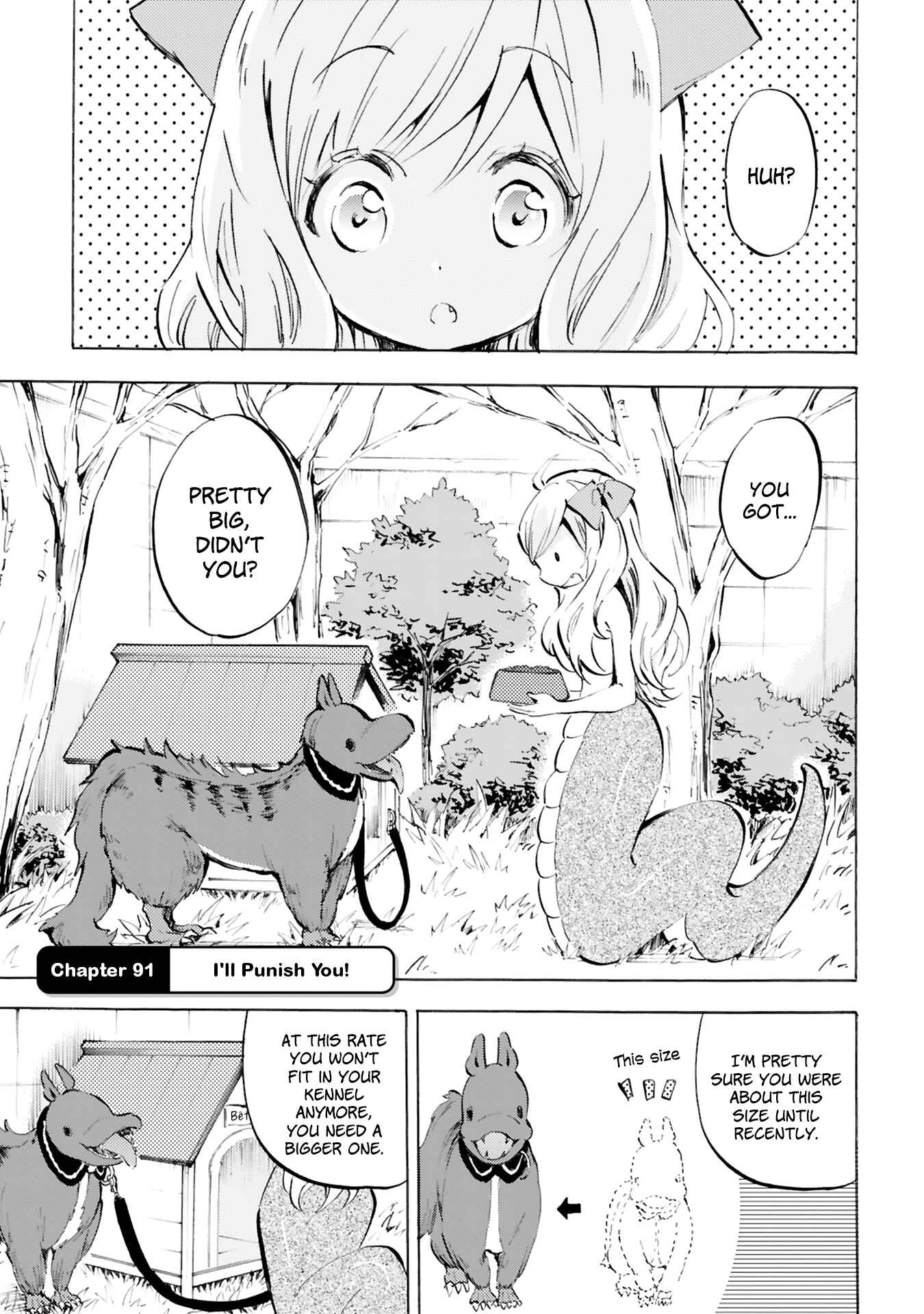 Page 1 Chapter 91 Jashin-chan Dropkick