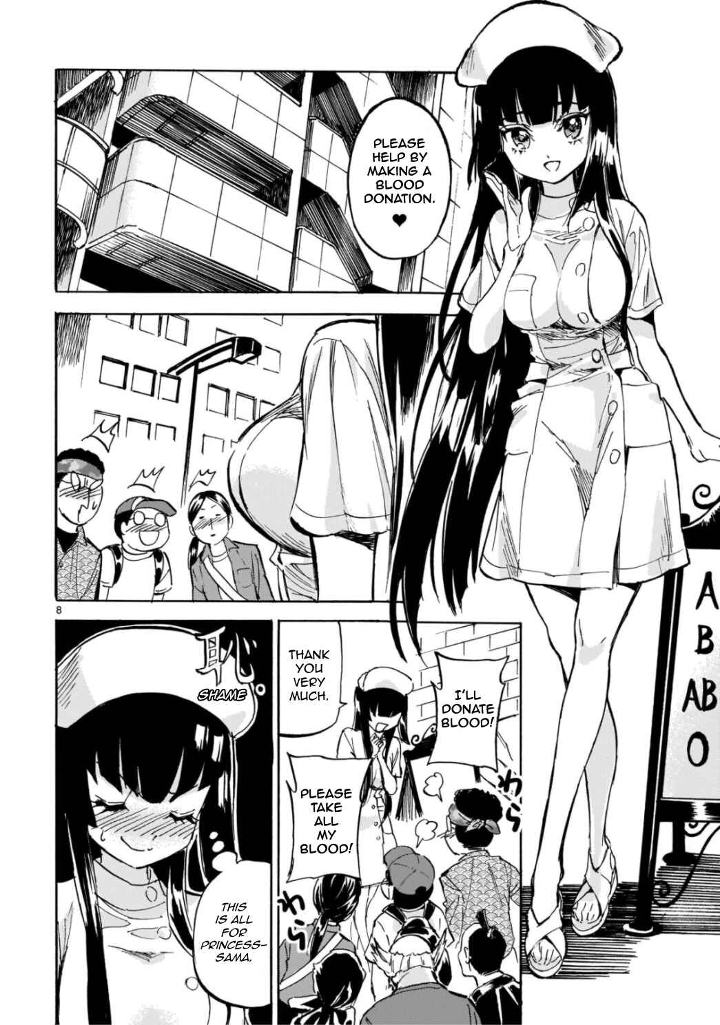 Page 8 Chapter 202 Jashin-chan Dropkick