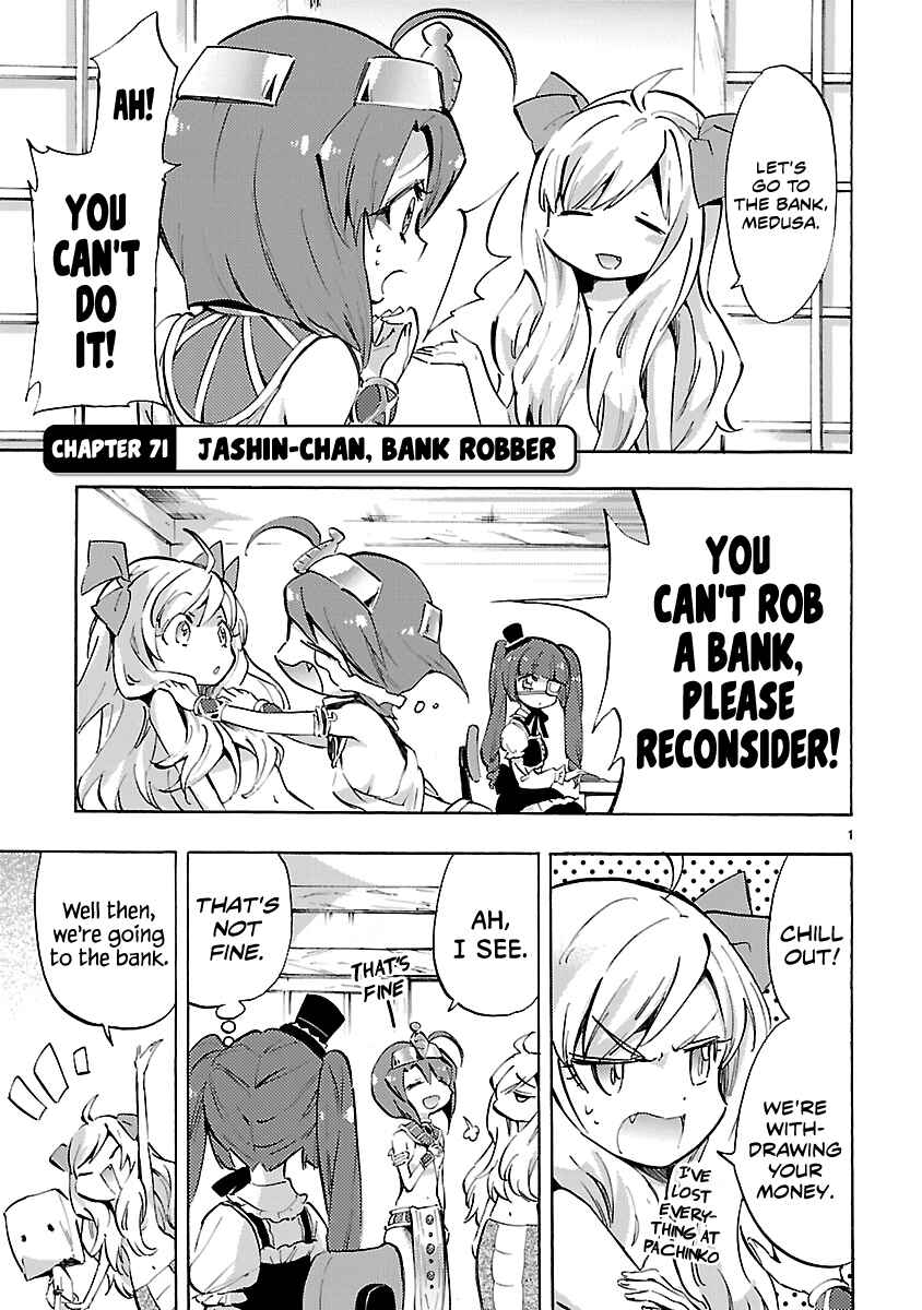 Page 1 Chapter 71 Jashin-chan Dropkick