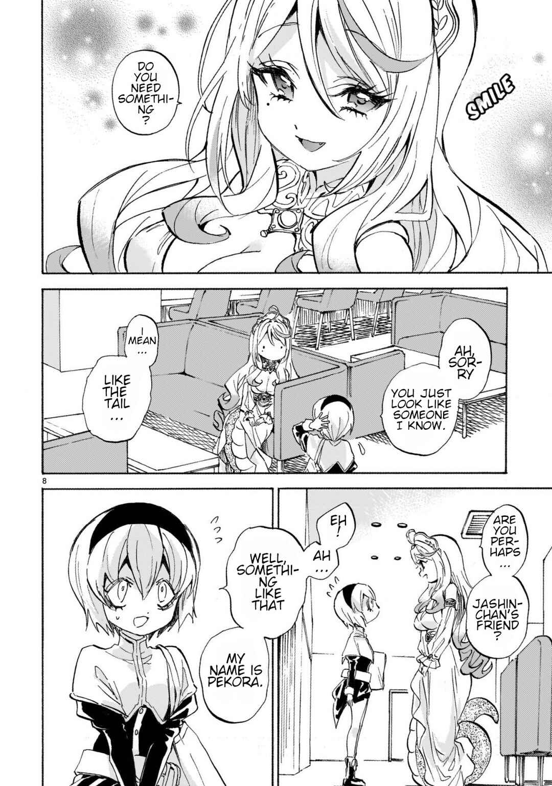 Page 8 Chapter 260 Jashin-chan Dropkick