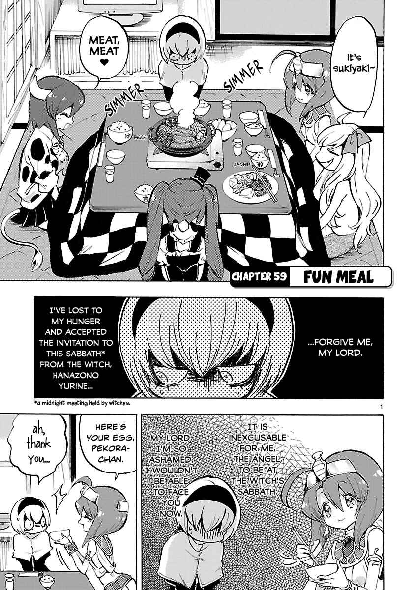 Page 1 Chapter 59 Jashin-chan Dropkick