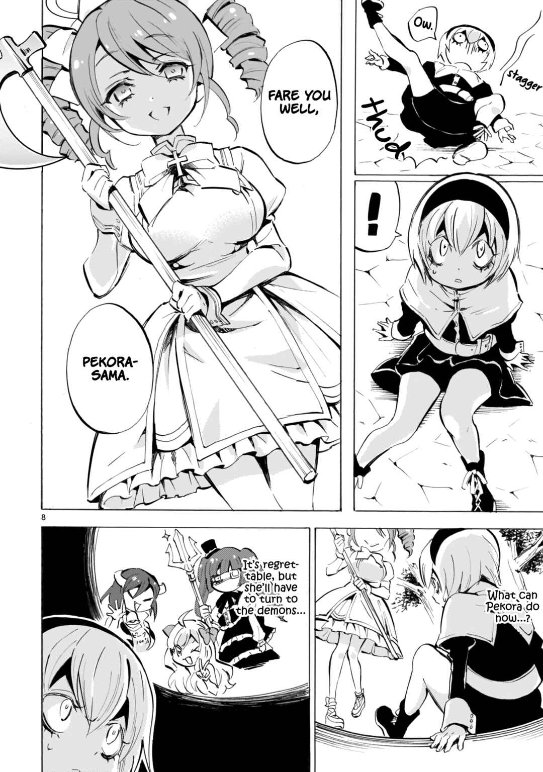 Page 8 Chapter 120 Jashin-chan Dropkick