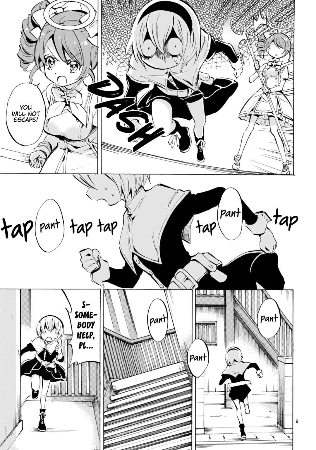Page 9 Chapter 120 Jashin-chan Dropkick