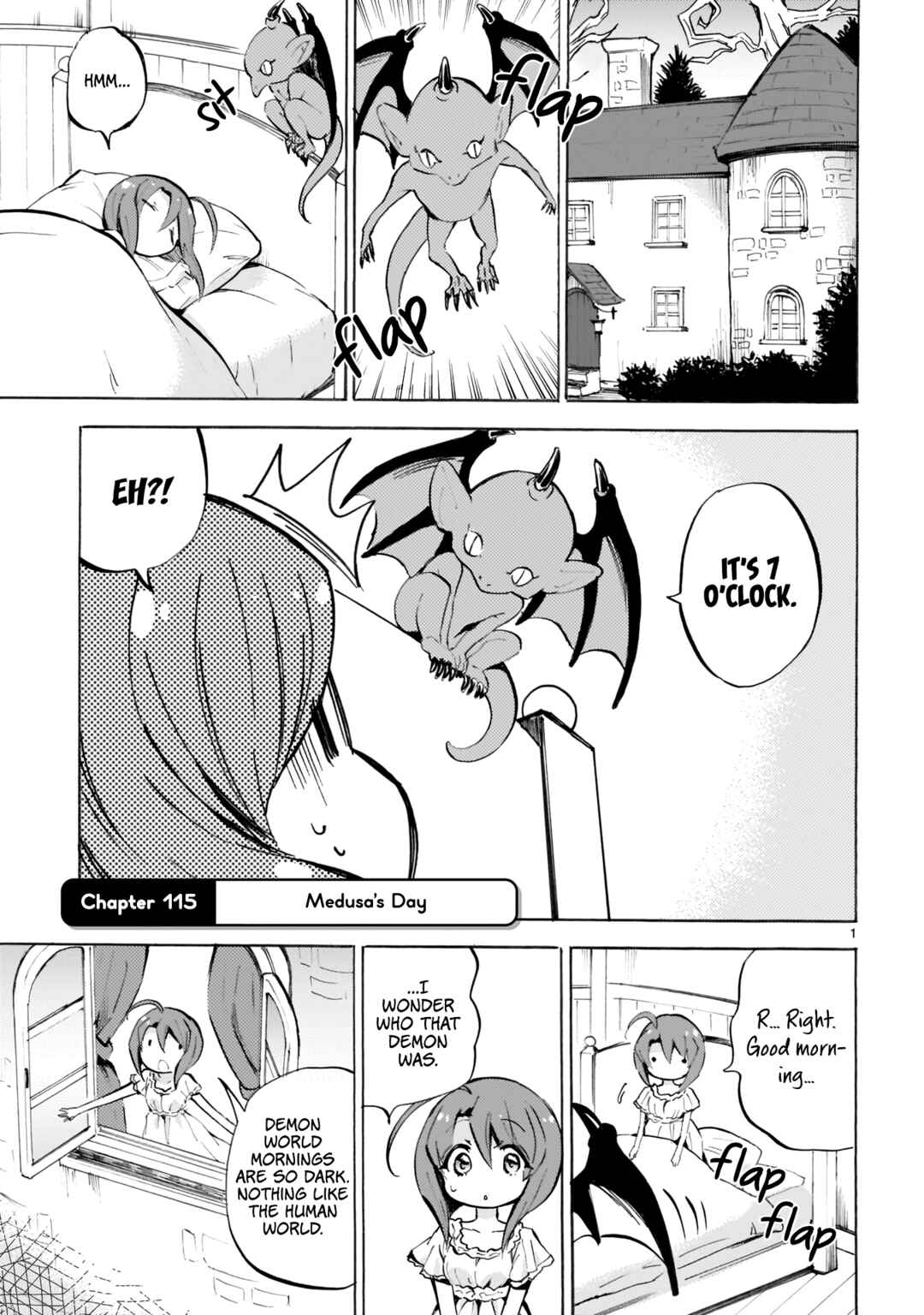 Page 1 Chapter 115 Jashin-chan Dropkick