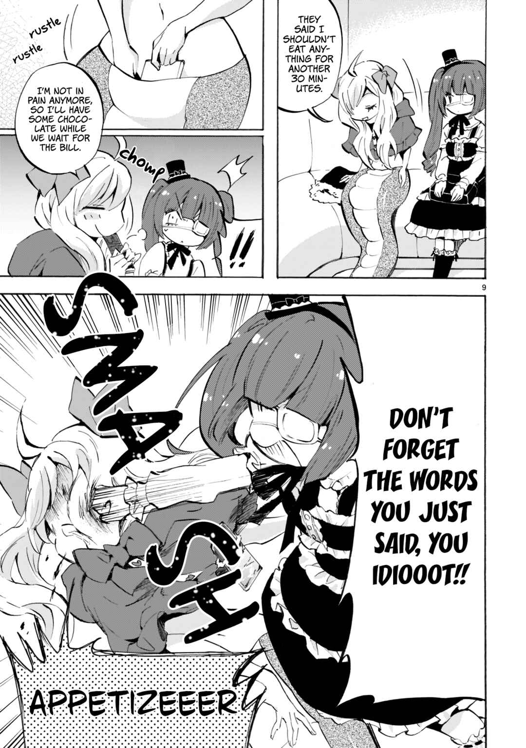 Page 9 Chapter 110 Jashin-chan Dropkick