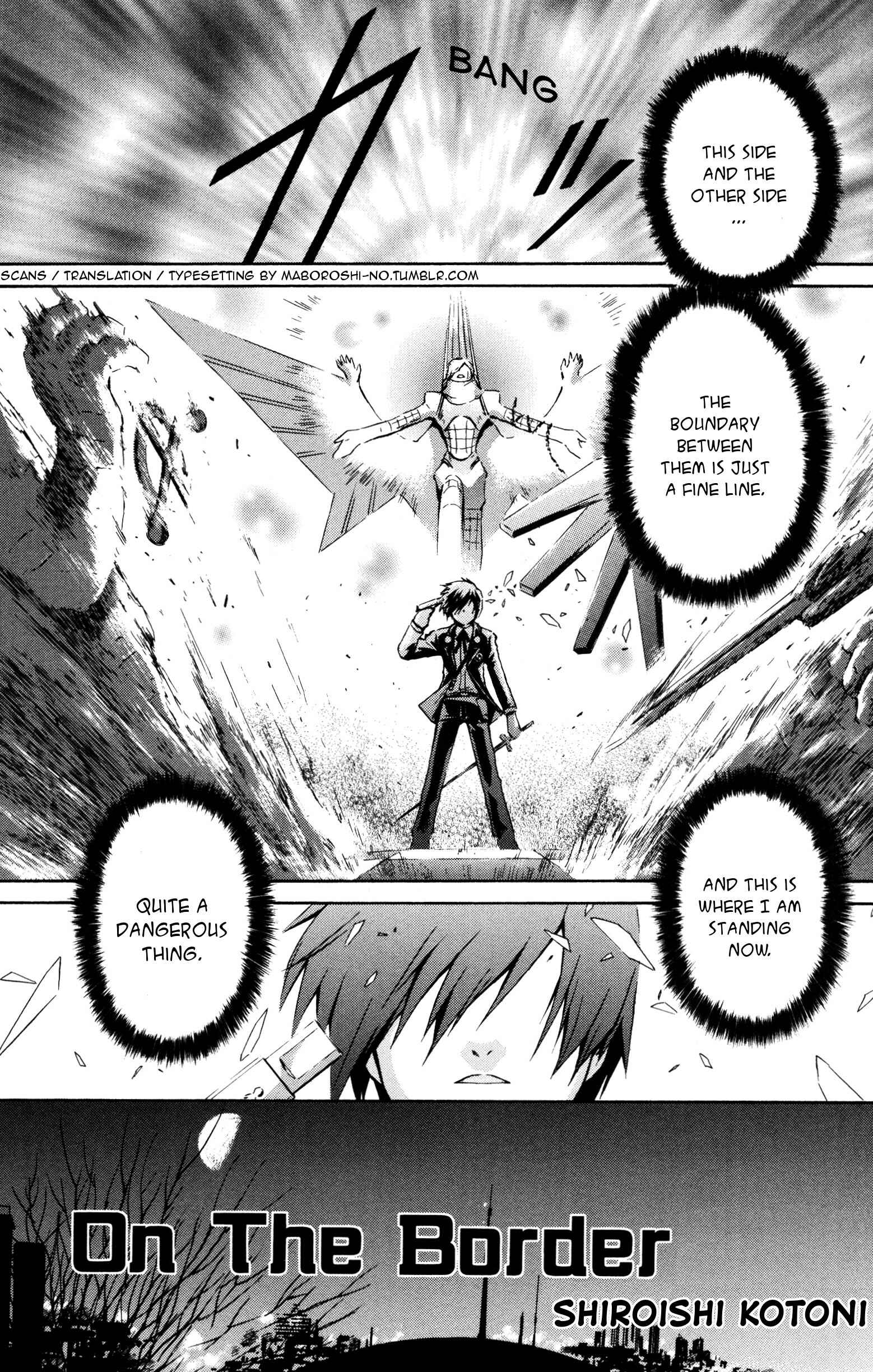 Page 1 Chapter 4 Persona 3 Comic Anthology