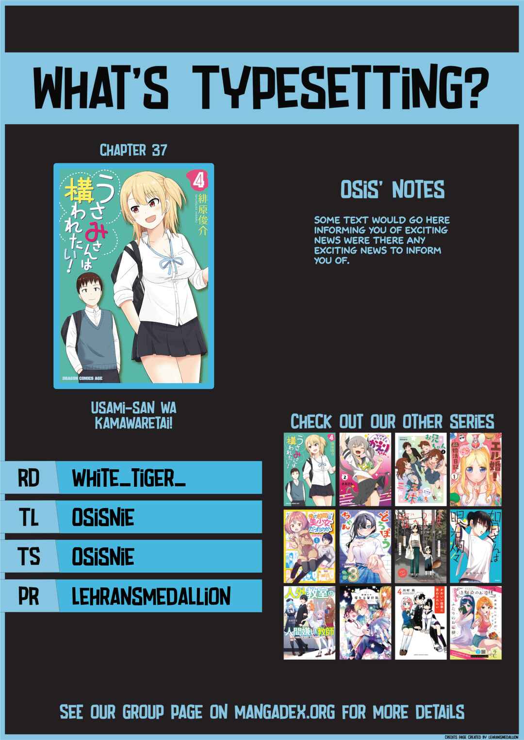 Page 10 Chapter 37 Usami-san wa Kamawaretai!
