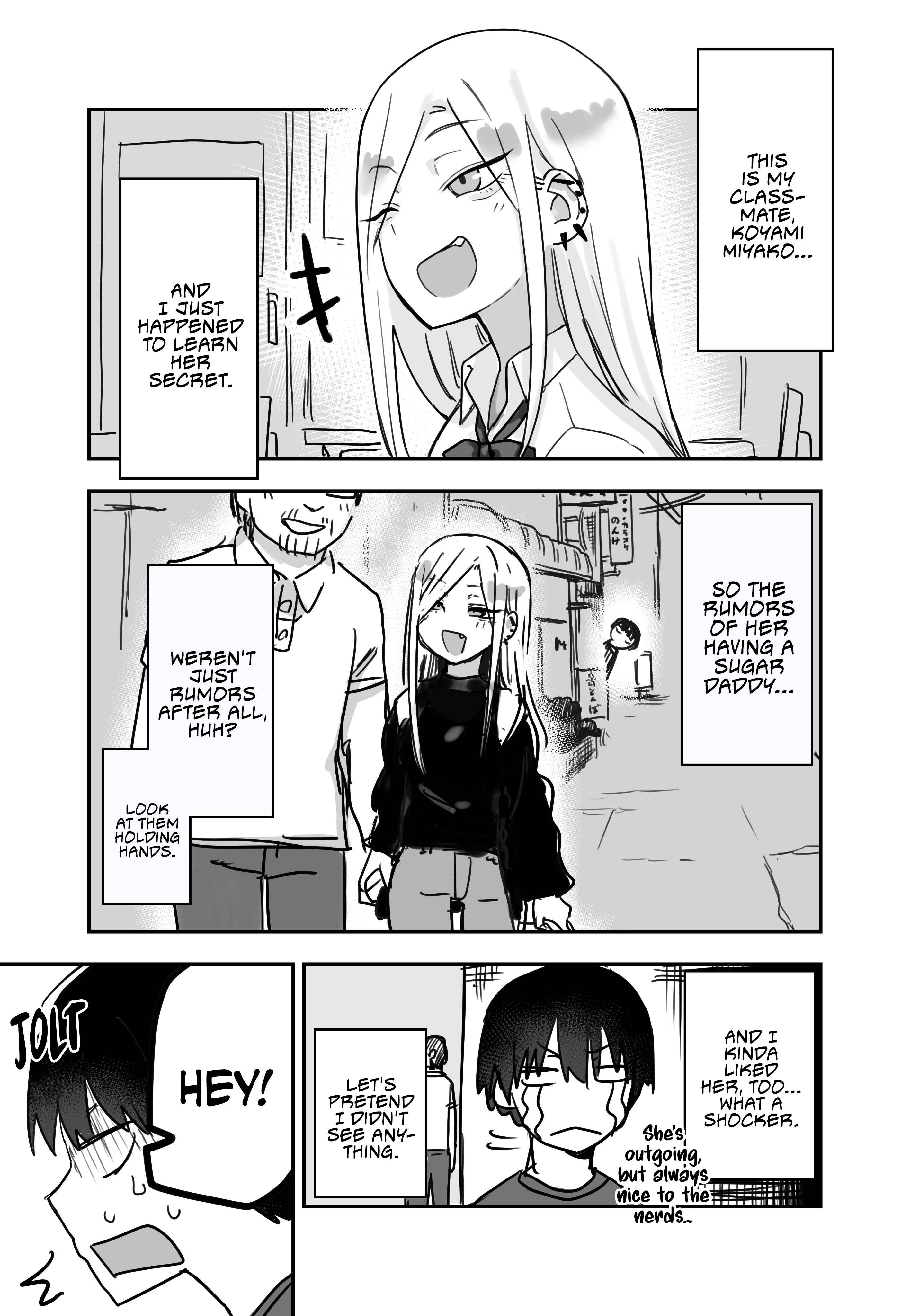Page 1 Chapter Unknown_e74a The Gyaru in My Class Has a Sugar Daddy...