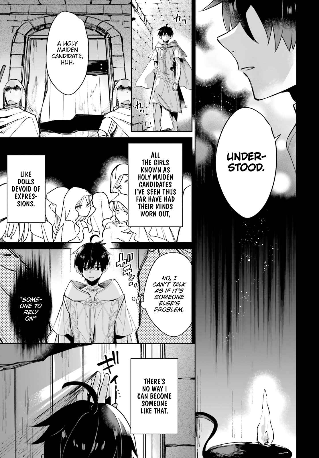 Page 5 Chapter 1 Seijo-sama wo Amayakashitai! Tadashi Yuusha, Omae wa Dame da