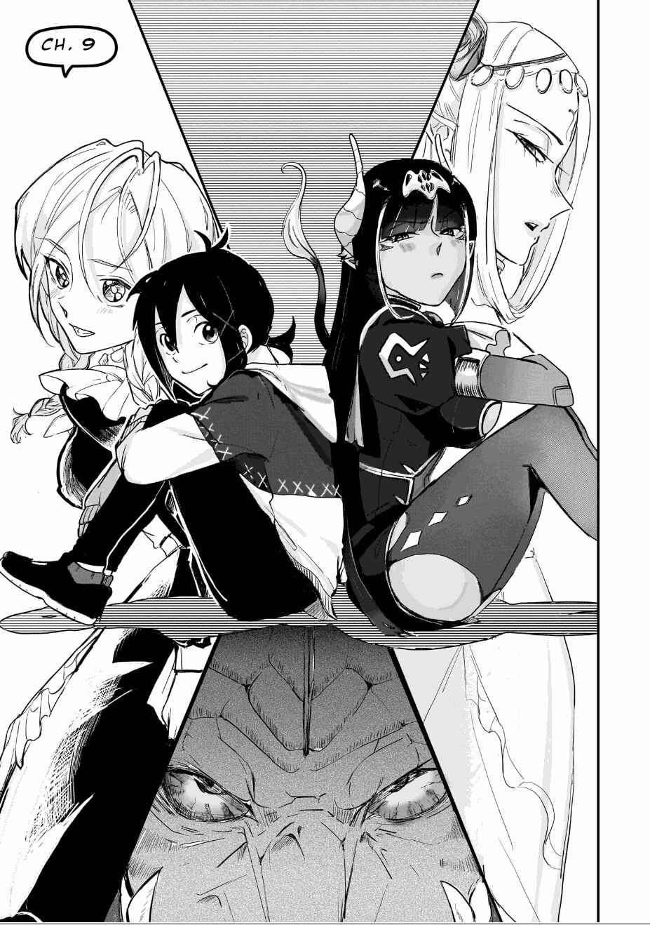 Page 1 Chapter 9 Zangyaku Sugiru Isekai demo Suzuki wa Kawaii