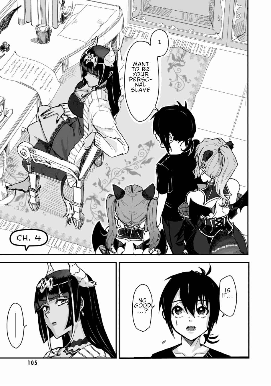 Page 1 Chapter 4 Zangyaku Sugiru Isekai demo Suzuki wa Kawaii
