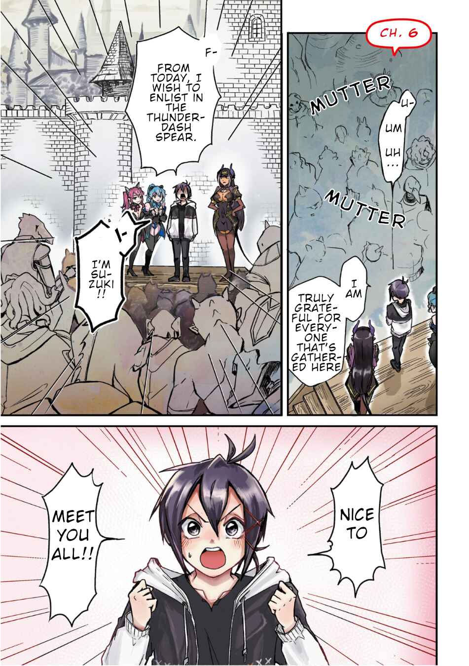 Page 2 Chapter 6 Zangyaku Sugiru Isekai demo Suzuki wa Kawaii