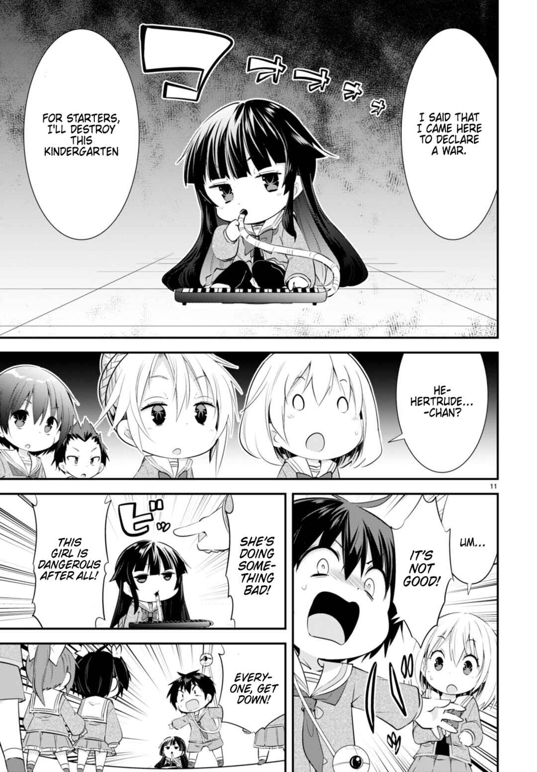 Page 11 Chapter 17 Otome Game Youchien wa Mobu ni Kibishii Youchiendesu