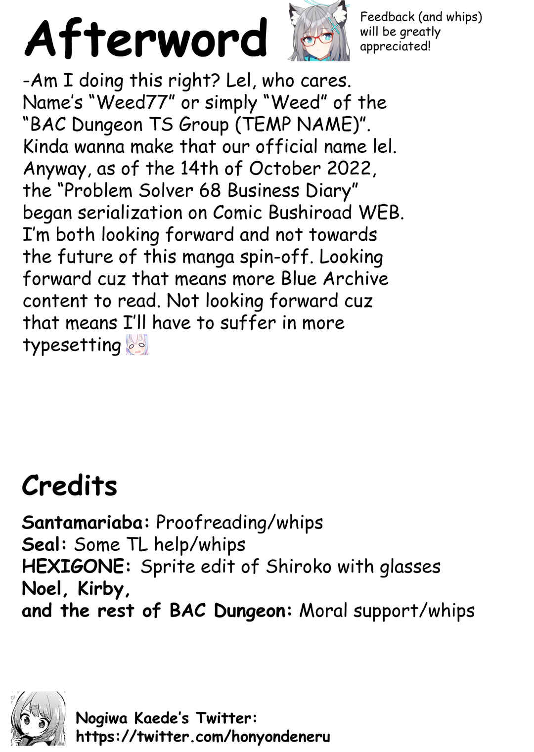 Page 55 Chapter 1 Blue Archive - Problem Solver 68 Business Diary