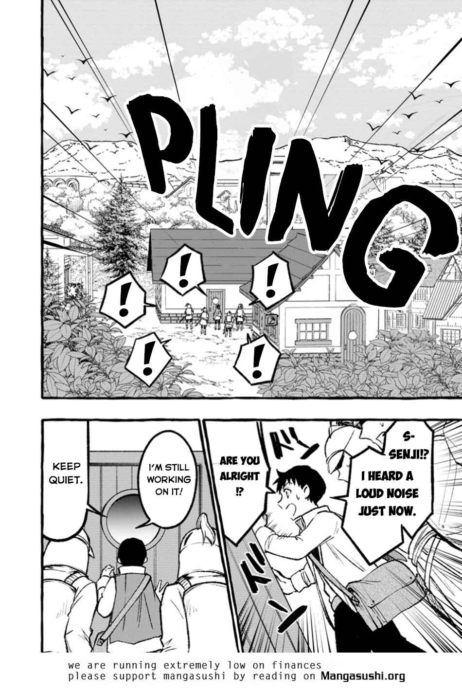 Page 13 Chapter 2.1 Tsuihou Sareta Ossan Kajishi, Nazeka Densetsu no Daimyouko ni Naru ~Mukashi Omocha no Buki o Tsukutteageta Kodomotachi ga Zenin Eiyuu ni Natteita~