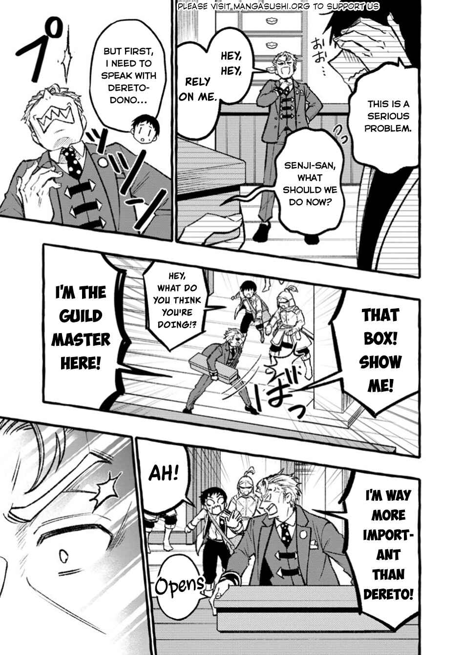 Page 6 Chapter 2.1 Tsuihou Sareta Ossan Kajishi, Nazeka Densetsu no Daimyouko ni Naru ~Mukashi Omocha no Buki o Tsukutteageta Kodomotachi ga Zenin Eiyuu ni Natteita~