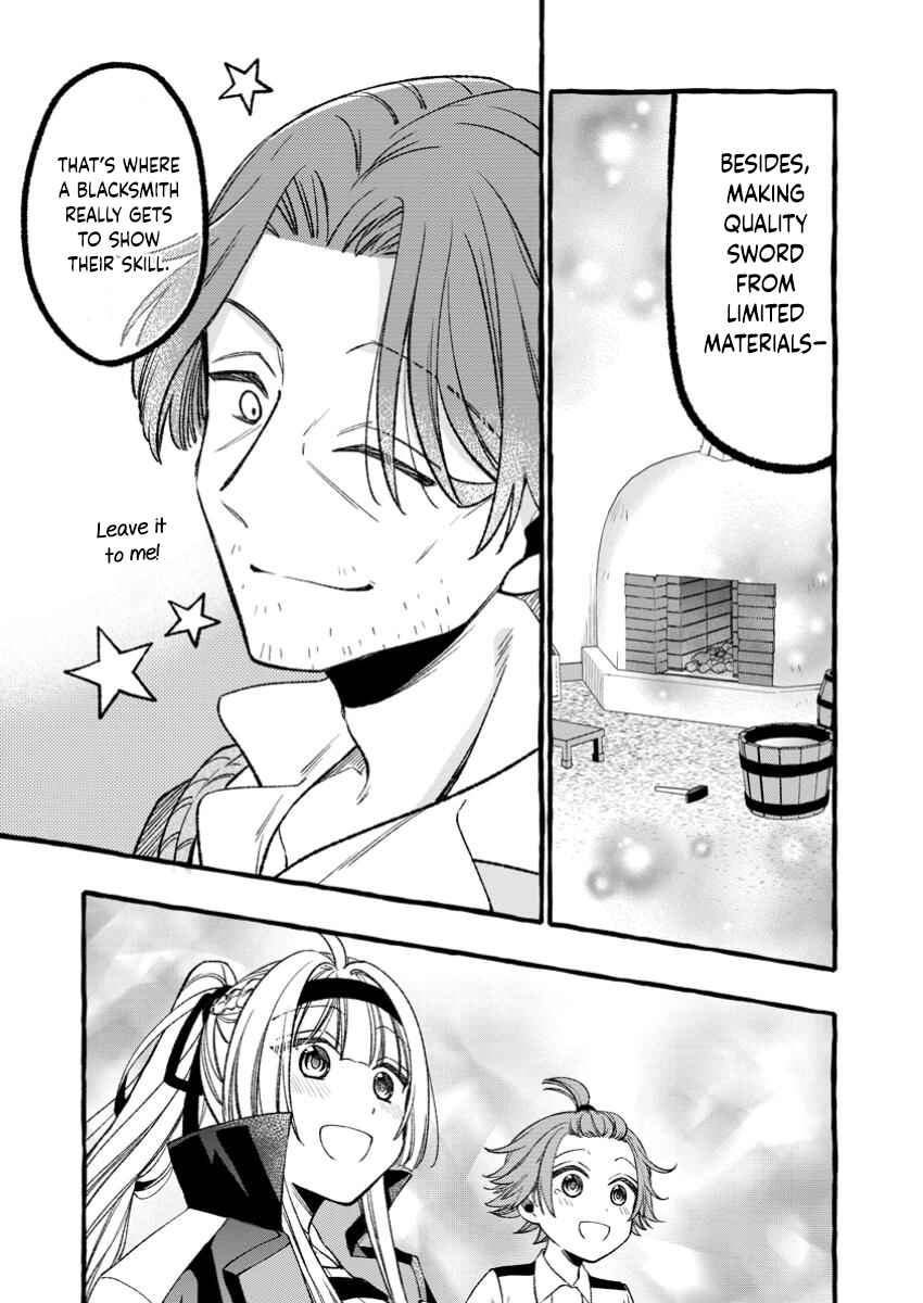 Page 9 Chapter 3.2 Tsuihou Sareta Ossan Kajishi, Nazeka Densetsu no Daimyouko ni Naru ~Mukashi Omocha no Buki o Tsukutteageta Kodomotachi ga Zenin Eiyuu ni Natteita~