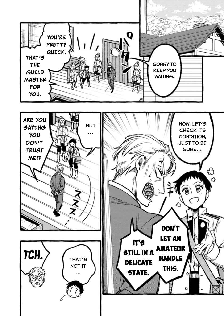 Page 5 Chapter 2.2 Tsuihou Sareta Ossan Kajishi, Nazeka Densetsu no Daimyouko ni Naru ~Mukashi Omocha no Buki o Tsukutteageta Kodomotachi ga Zenin Eiyuu ni Natteita~
