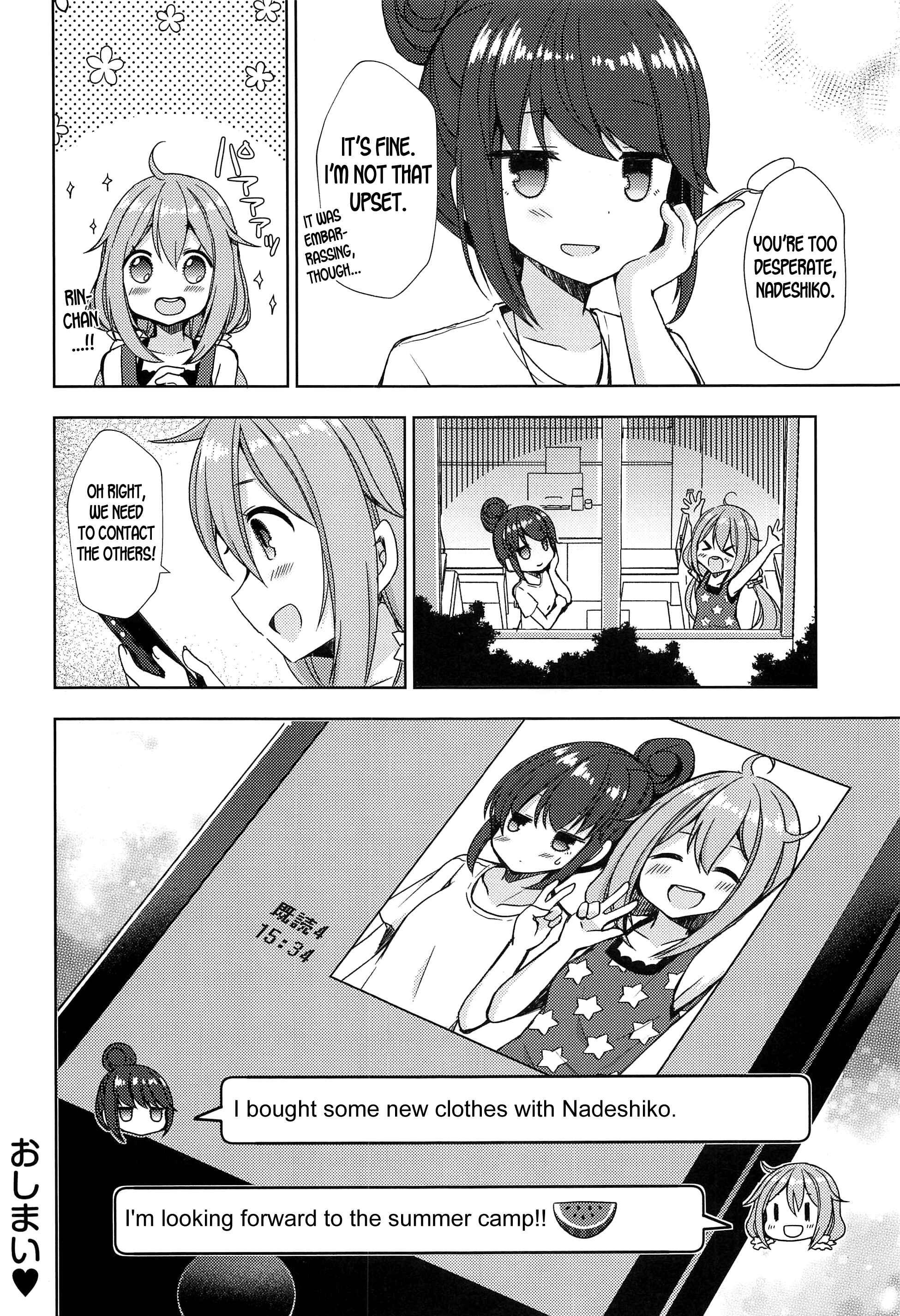 Page 20 Chapter Unknown_07bd Yuru Camp - Rin and Nadeshiko ~Preparing For Summer Camp On a City Date!~