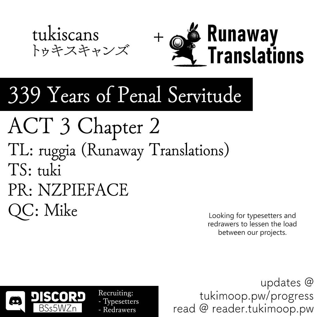 Page 19 Chapter 3.2 339 Years of Penal Servitude