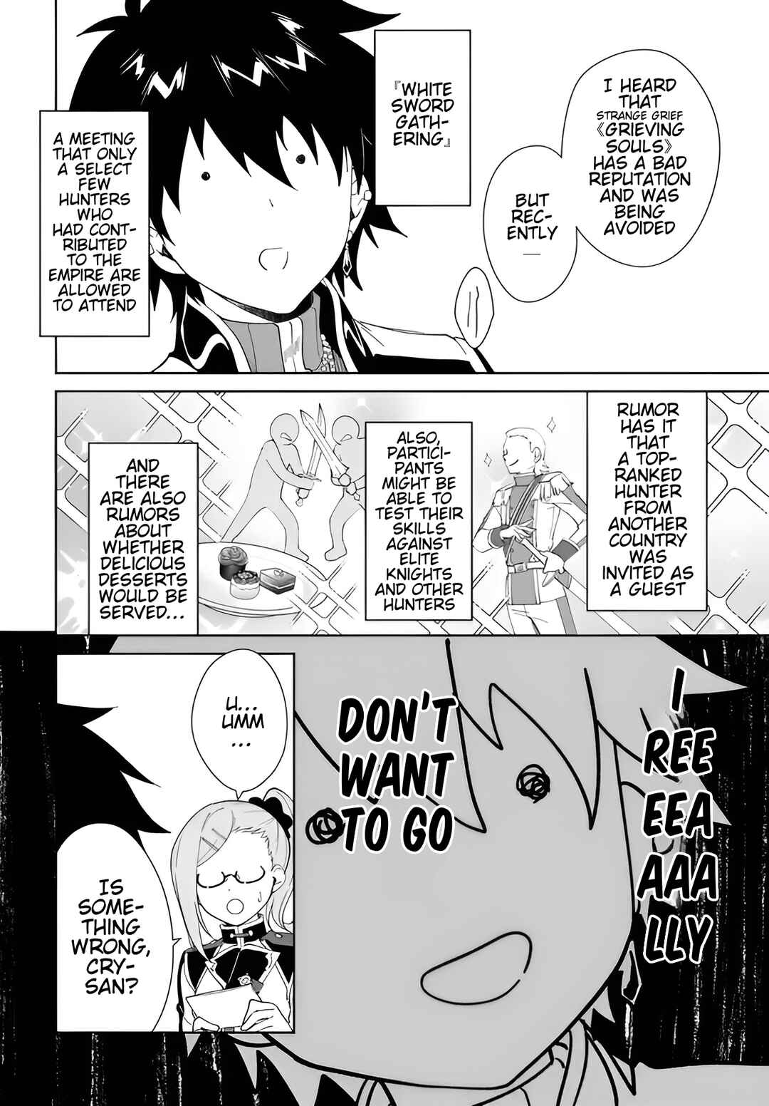 Page 13 Chapter 61.2 Nageki no Bourei wa Intai Shitai ~Saijaku Hunter ni Yoru Saikyou Party Ikuseijutsu~
