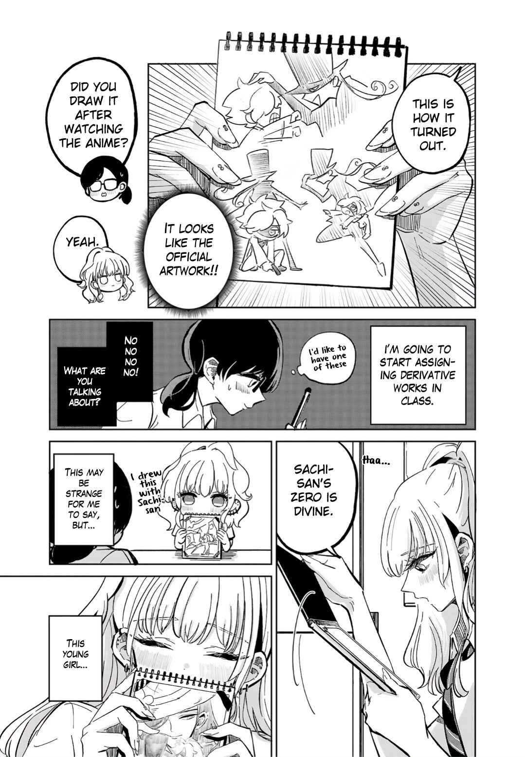 Page 13 Chapter 3 Oshiegoto - Doujin Kyoushi to Tensai Gyaru
