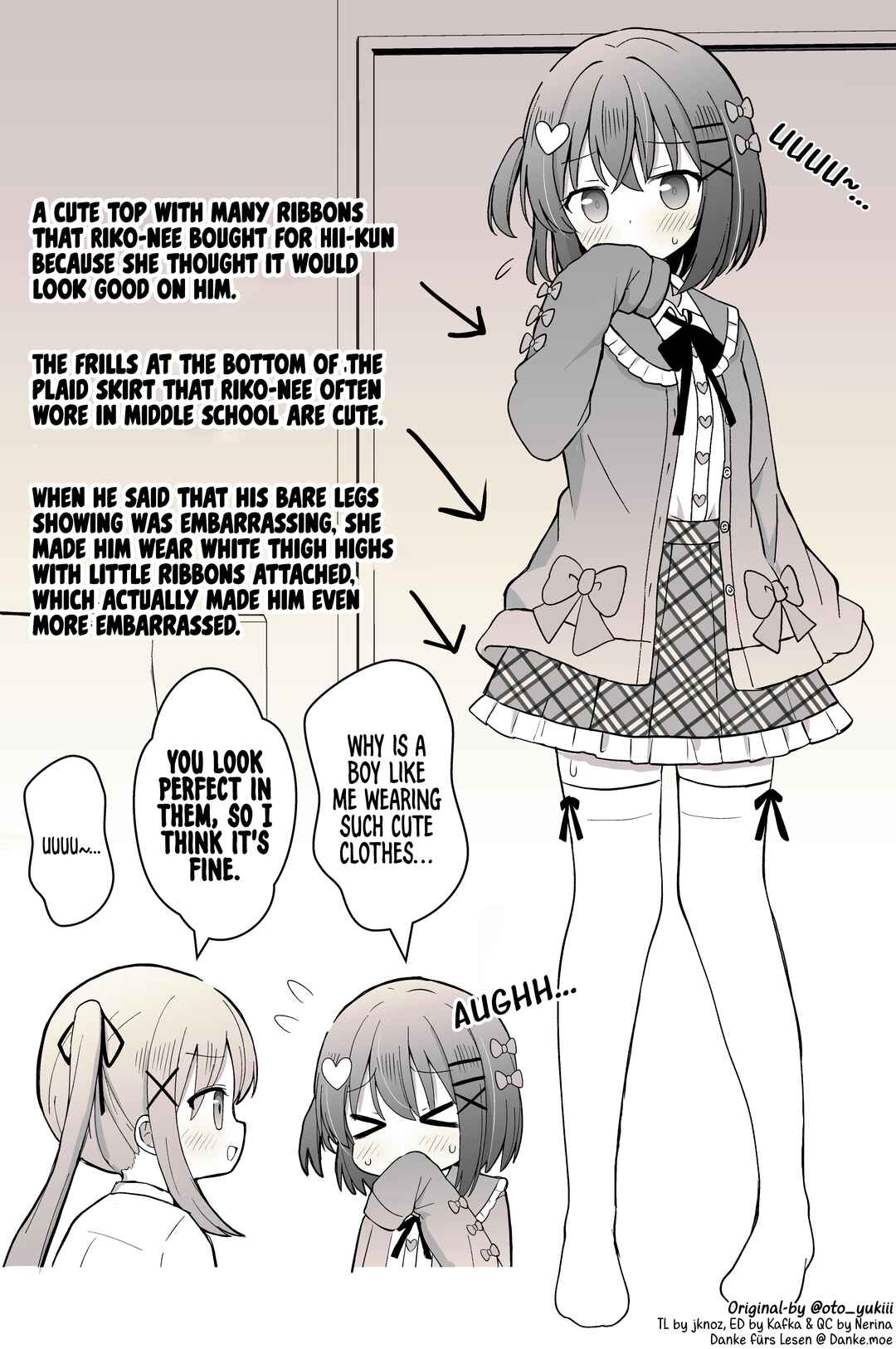 Page 1 Chapter 4 A Boy Who is Forced to Crossdress by the Girl Next Door