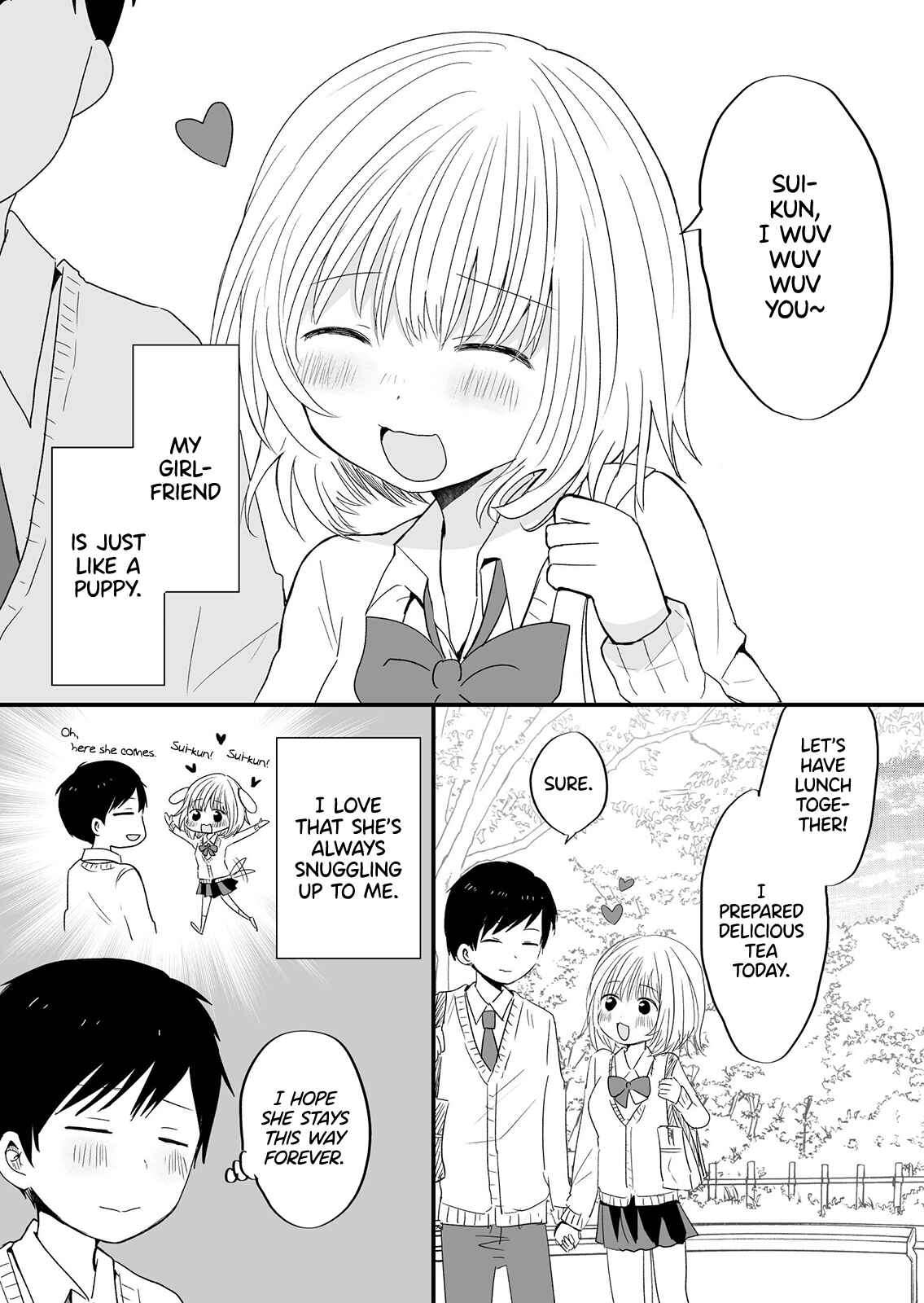 Page 1 Chapter 1 Deredere Kanojo no Gaman