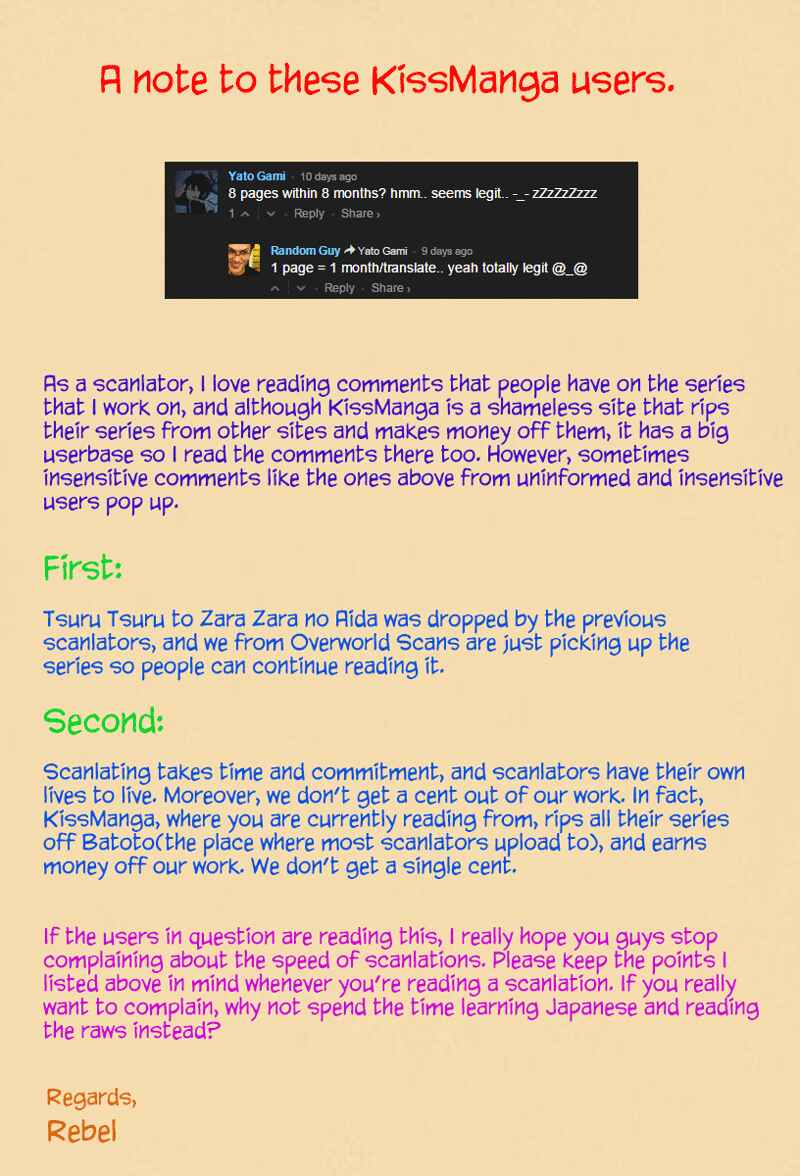 Page 10 Chapter 10 Tsuru Tsuru to Zara Zara no Aida
