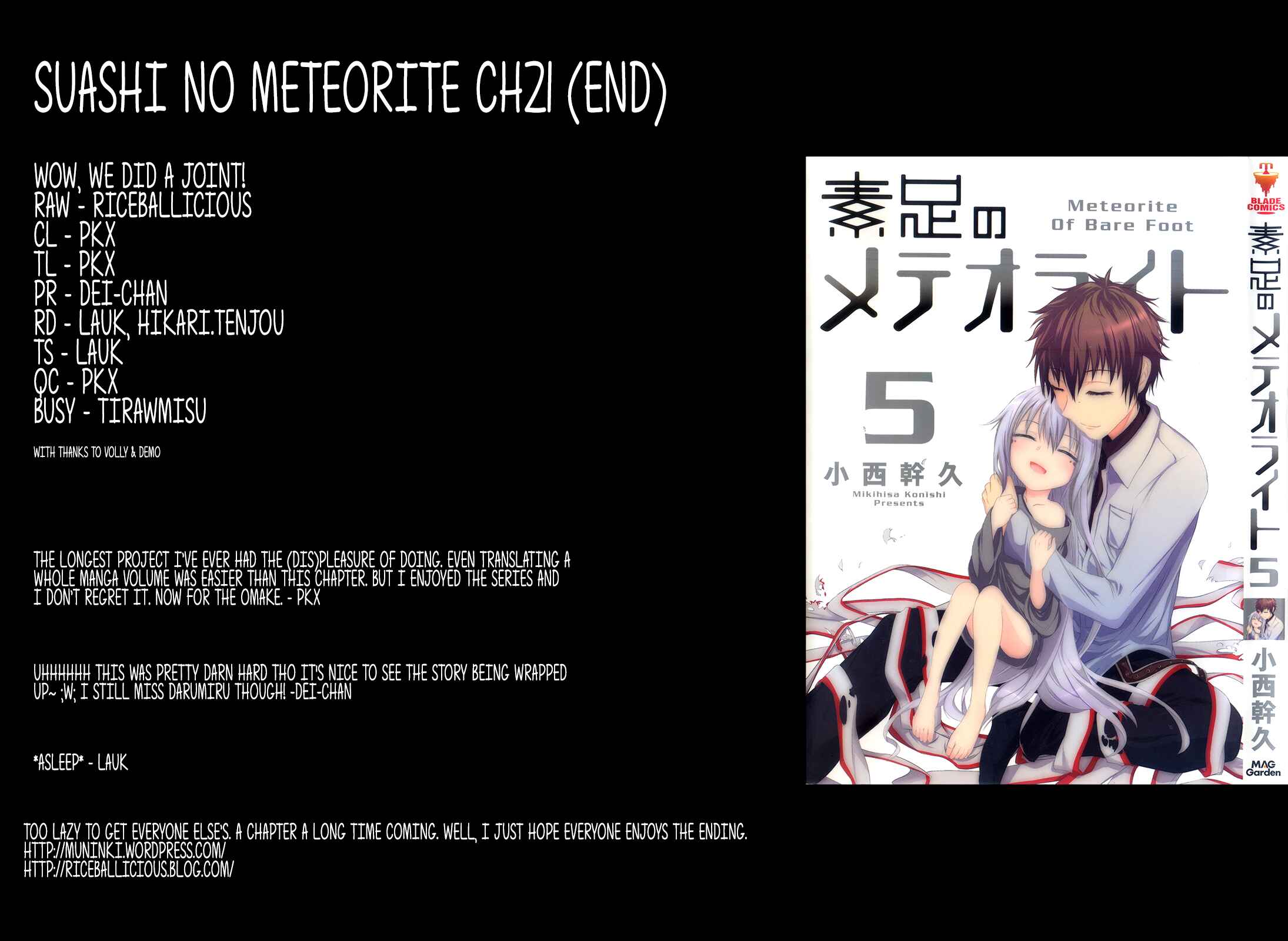 Page 1 Chapter 21 Meteorite of Bare Foot