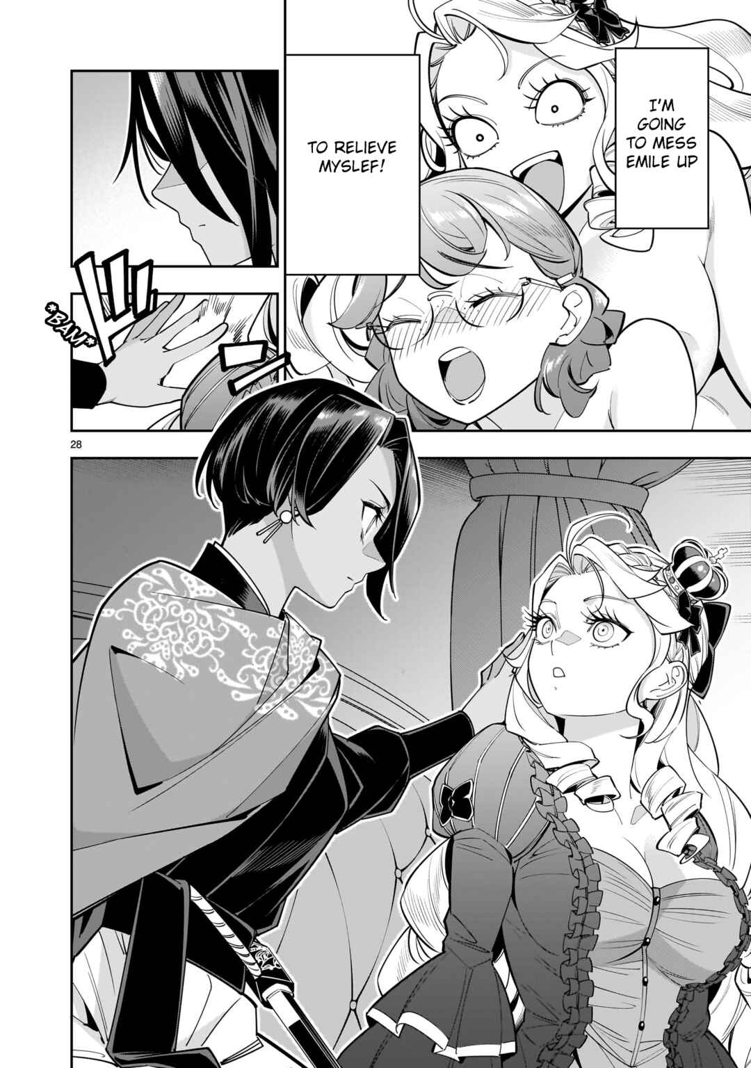 Page 28 Chapter 2 The Death Defying Princess Creates a Yuri Harem to Survive