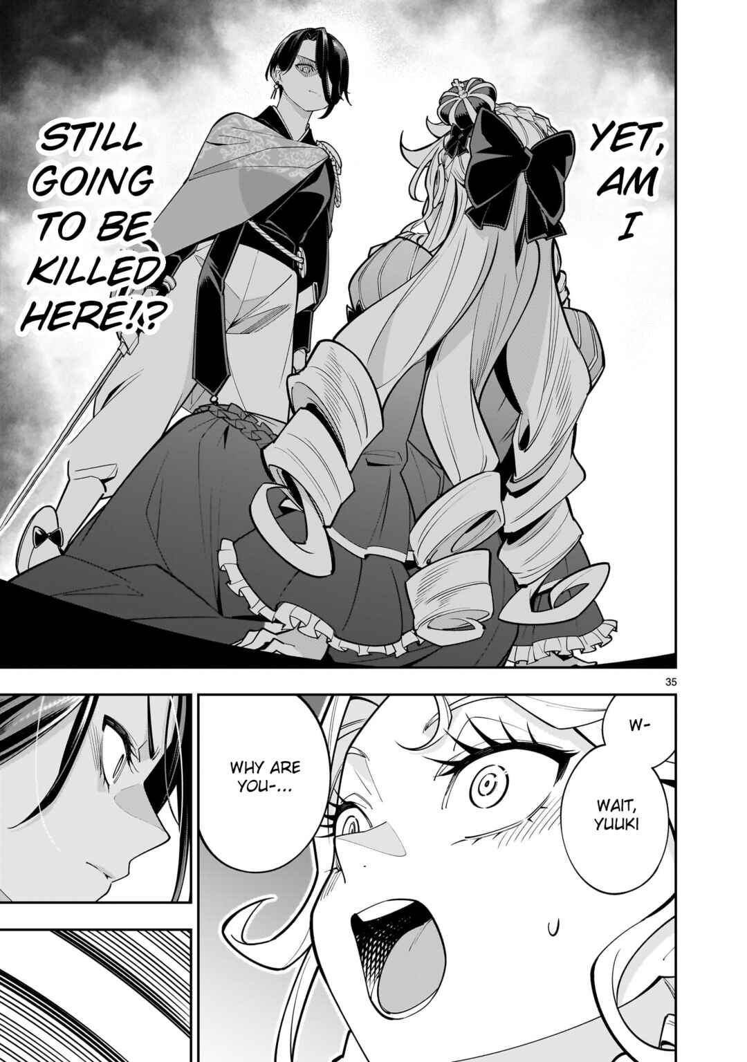 Page 35 Chapter 2 The Death Defying Princess Creates a Yuri Harem to Survive