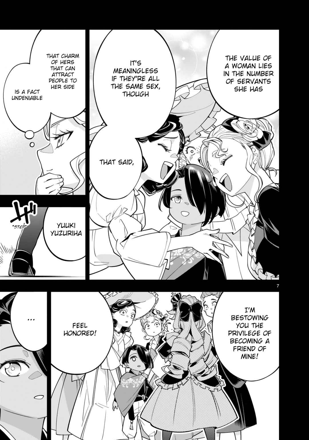 Page 7 Chapter 3 The Death Defying Princess Creates a Yuri Harem to Survive