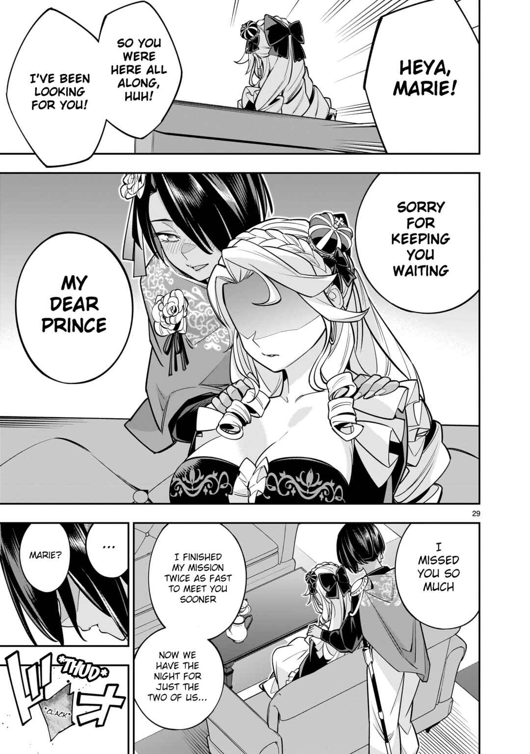 Page 28 Chapter 5 The Death Defying Princess Creates a Yuri Harem to Survive