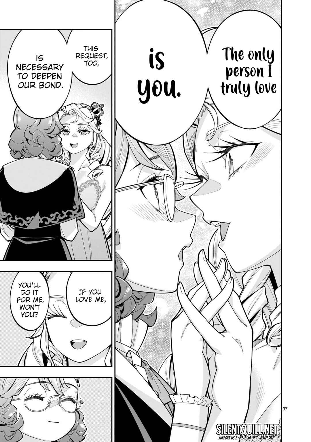 Page 37 Chapter 11 The Death Defying Princess Creates a Yuri Harem to Survive
