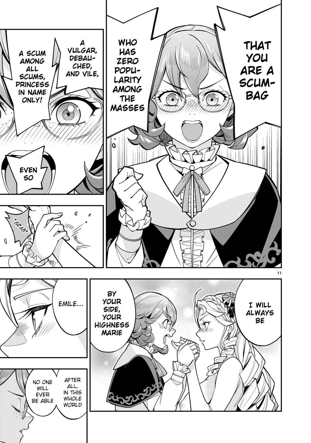 Page 11 Chapter 8 The Death Defying Princess Creates a Yuri Harem to Survive