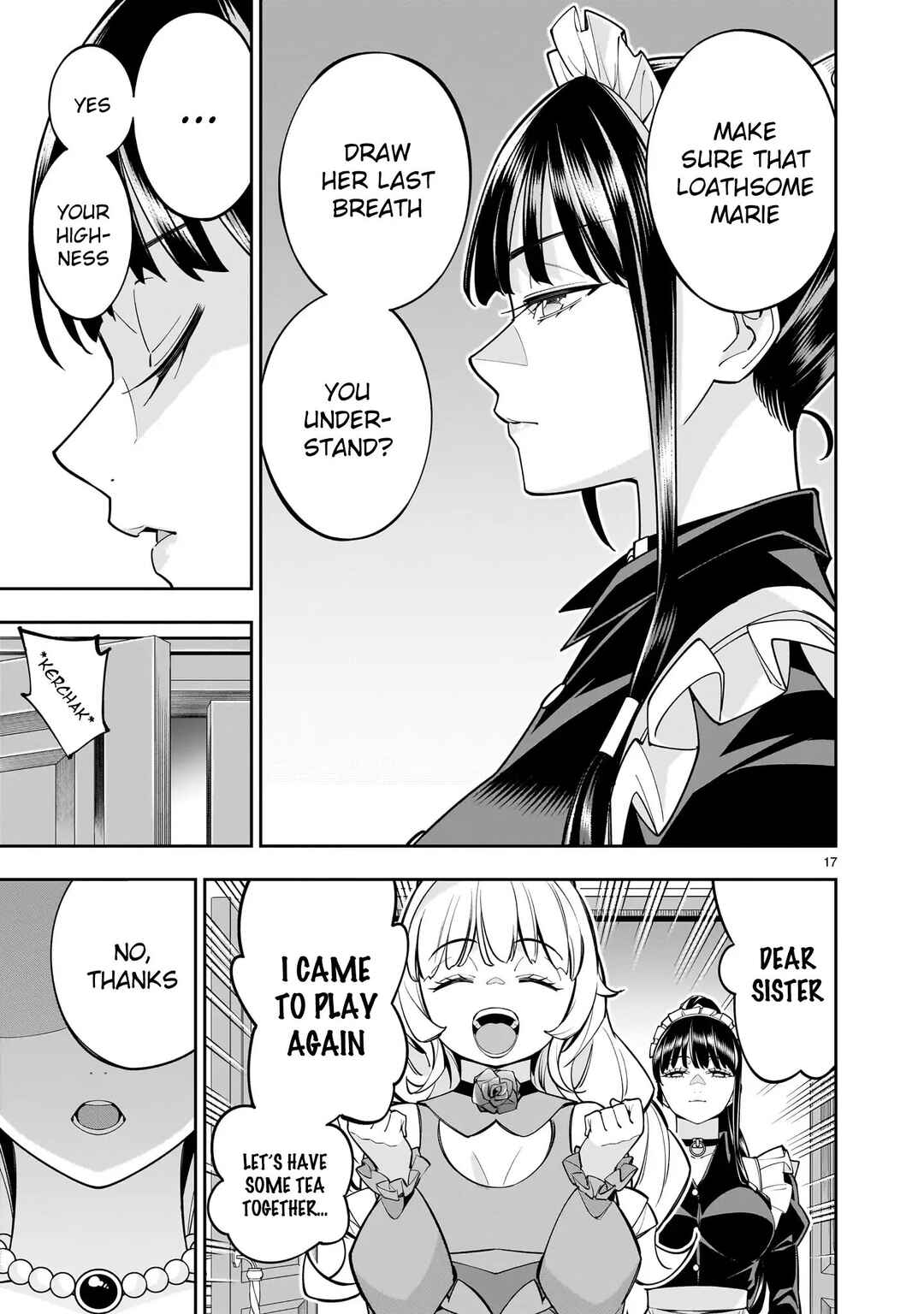 Page 17 Chapter 8 The Death Defying Princess Creates a Yuri Harem to Survive