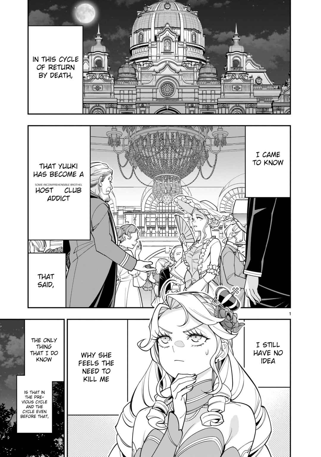 Page 1 Chapter 4 The Death Defying Princess Creates a Yuri Harem to Survive
